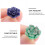 10pcs succulent plant ear studs for girls 9