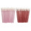 100pcs disposable hollow lip gloss bars applicators (red+pink) 7