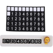 car temporary parking plate with hidden phone for truck dashboard
