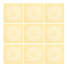100Pcs White Non-Woven Floor Drain Stickers Disposable Hair Filter