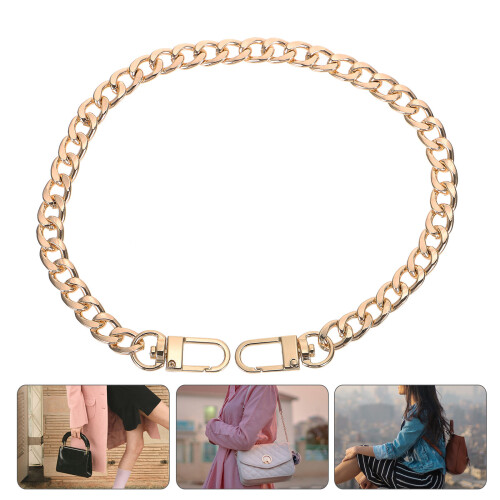 5Pcs Golden Alloy Handbag Bag Chains Durable DIY Replacement Straps 2