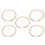5Pcs Golden Alloy Handbag Bag Chains Durable DIY Replacement Straps 4