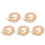 5Pcs Golden Alloy Handbag Bag Chains Durable DIY Replacement Straps 1