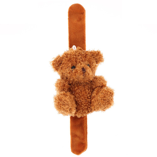 schlag-armband mit stofftier bär für kinder