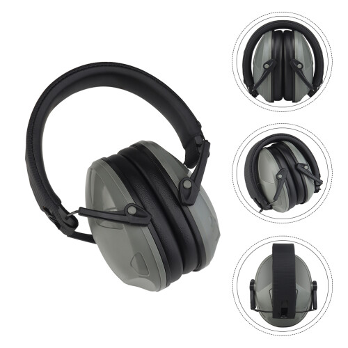 shooter headset with noise reduction and collapsible design 2
