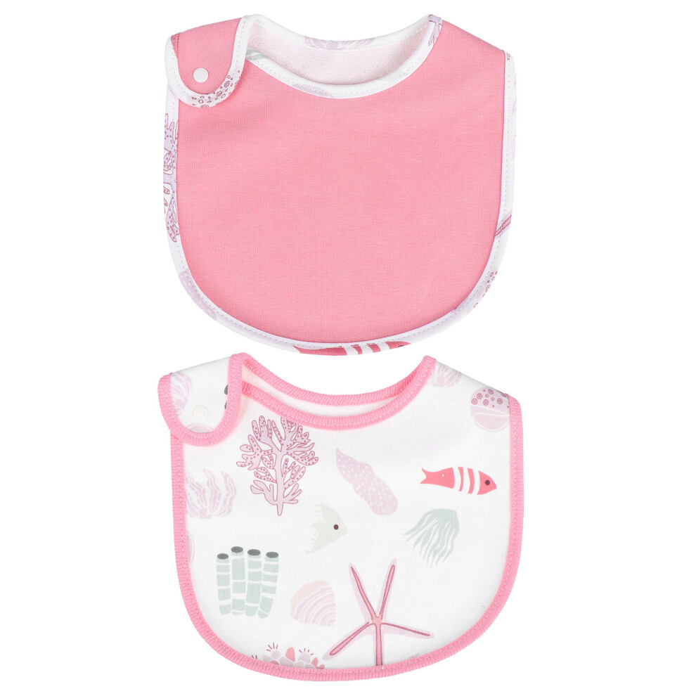 2Pcs Cotton Baby Bibs For Infants Toddlers Teething Saliva Protection Inoomp