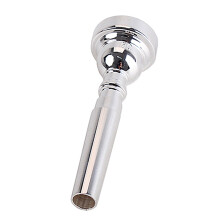 Professioneel trompetmundstuk 5C, verzilverd, bulletvormig