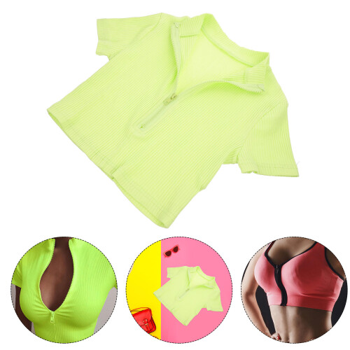 dames t-shirt met ritssluiting 2