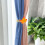 2Pcs Curtain Holders Spring Drapes Ties Backs Maple Leaf Decor 5