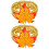 2Pcs Curtain Holders Spring Drapes Ties Backs Maple Leaf Decor 10