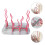1Pc Pink Baby Bottle Drying Rack PP Multi-Functional Storage Stand 5