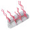 1Pc Pink Baby Bottle Drying Rack PP Multi-Functional Storage Stand 6