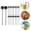 150pcs reusable cocktail stirrers for drinks and bar use 4