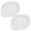 2pcs ceramic escargot plates with handles for baking seafood 10