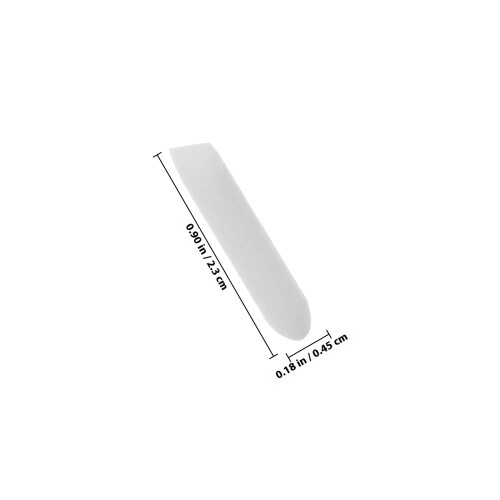 20pcs white replacement nibs for 4.5mm paint markers, polyester tips 1