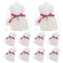 baby shower keychain towel set for baptism wedding favors bear