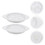 2pcs ceramic escargot plates with handles for baking seafood 11
