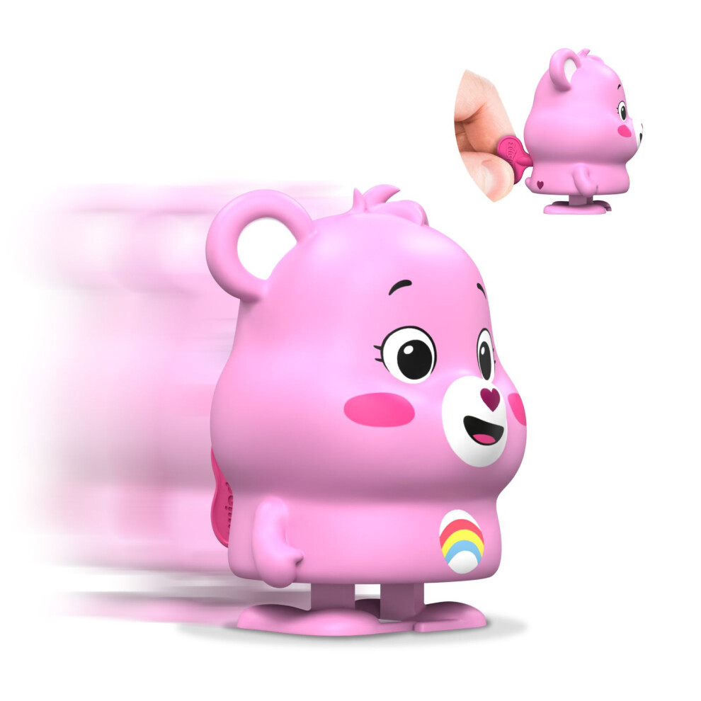 Mini Wind-Upz Care Bears Cheer Bear Collectable Wind-Up Walking Figure-image-OPC-PK5X8QC-NEW