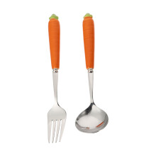 2 draagbaar babybestek rvs