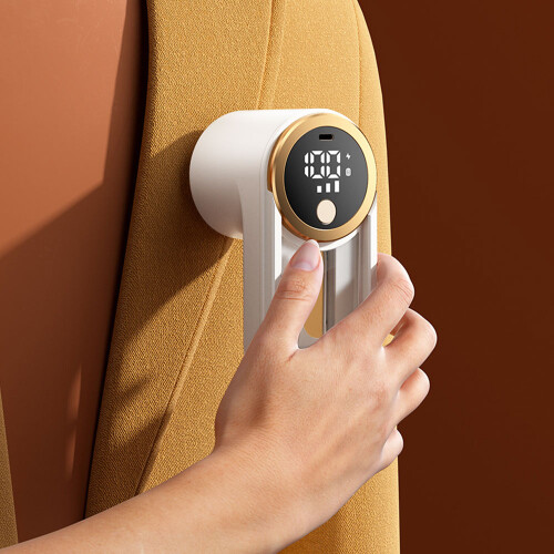 Living And Home Rechargeable Digital Display Electric Lint Remover Fabric Shaver