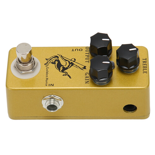 Overdrive-Gitarreneffektpedal, Aluminiumlegierung,