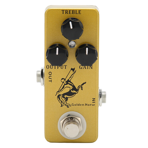Overdrive-Gitarreneffektpedal, Aluminiumlegierung, 1
