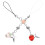 2Pcs Strawberry Phone Charm For Backpack Decor 1