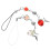 2Pcs Strawberry Phone Charm For Backpack Decor 3