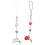 2Pcs Strawberry Phone Charm For Backpack Decor 2