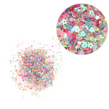 - zum selbermachen mit , stern und confetti pailletten