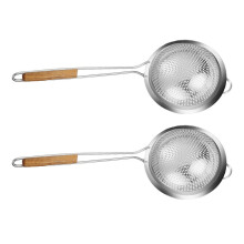 Mlins Wok Bowl Colander Vegetable Strainer 40x14x5cm Silver