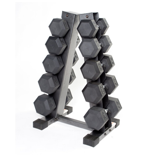 Cap Barbell A-Frame Dumbbell Rack Grey 2