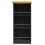 Black 360° Rotating Bar Table with 3-Tier Storage 9