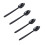 100pcs black in individual packages 2
