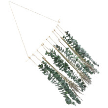 1 set living room wall decor with eucalyptus and lavender plants