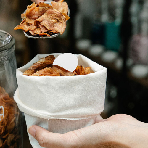 100Pièces Absorbantes Blanches Pour Boîtes Biscuit Chips 2