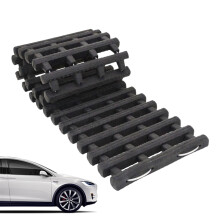 Tire Traction Mats Large Load-Bearing Stable Traction Portable For Snow Ice Mud Sand Cars And Trucks
