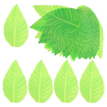 200pcs Resin Leaves Decor Sushi Decor Sashimi Dish Leaves For Dish Decorative Grass