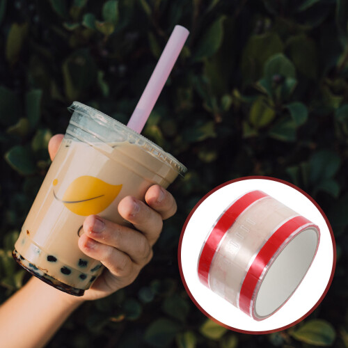 1 roll stickers for beverage and coffee cup sealing 1
