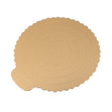 20 stuks ronde cakeplank 7,5 inch goud voor en desserttafel