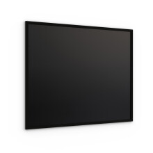 Chalkboard 100x80 cm with varnished black frame ECO