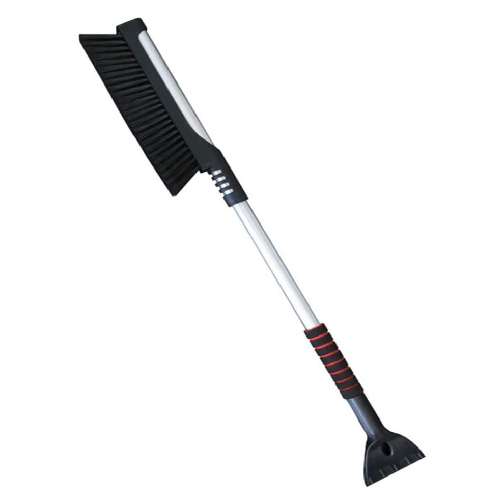 Car Snow Brush Extendable Telescoping Snow Brush For Car, Truck, Suv With Ice Scraper, Foam Grip, Black 9084446119633