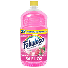 Fabuloso Multi-Purpose Cleaner & Vloerreiniger, 2X Geconcentreerd, Watermeloengeur, 56 vloeistof ounces