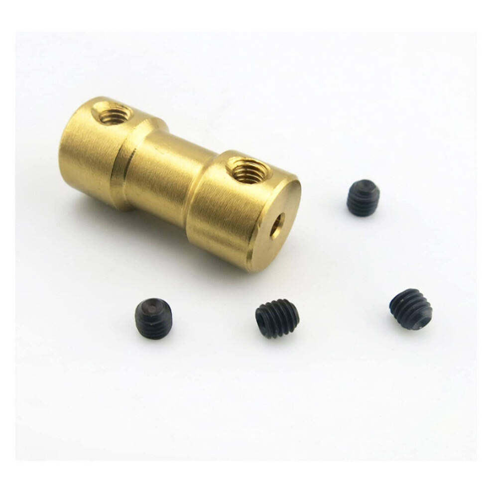 Metal Coupler Brass Flexible Shaft Coupling 5Pcs For Motor Shafts 2/3/4/5/6Mm Inner Diameter 3.17-4Mm 9084446119688