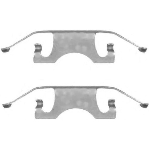 MBA1640 Rear Brake Pad Fitting Kit For Replacement Spare Braking Component 1