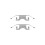 MBA1640 Rear Brake Pad Fitting Kit For Replacement Spare Braking Component 1