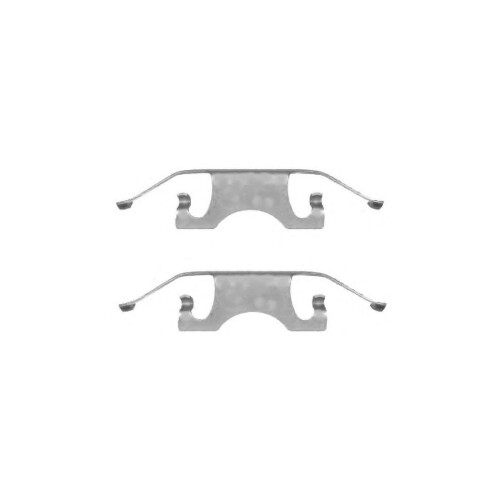 MBA1640 Rear Brake Pad Fitting Kit For Replacement Spare Braking Component