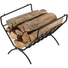 Waterproof Firewood Storage Racks Removable Holders Wood Stand Heavy Duty Firewood Bracket Indoor/Outdoor Fireplaces