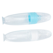 2pcs baby food squeeze feeders with suction for rice cereal