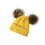 dubbele pompom kindermuts gebreid haakmuts winter ( ) 7